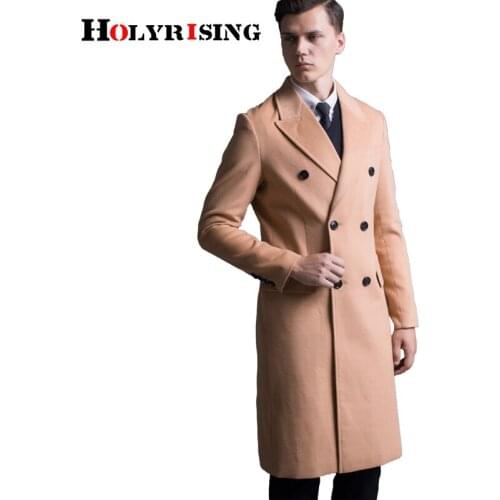 Holyrising Men's Trench Coats