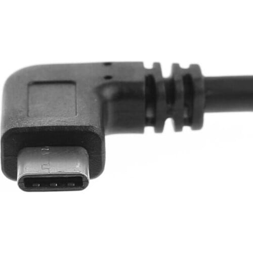 USB3.0 A To USB3.1 Type C 90 Degree Left/Right Angle Male To Male Adapter Cable