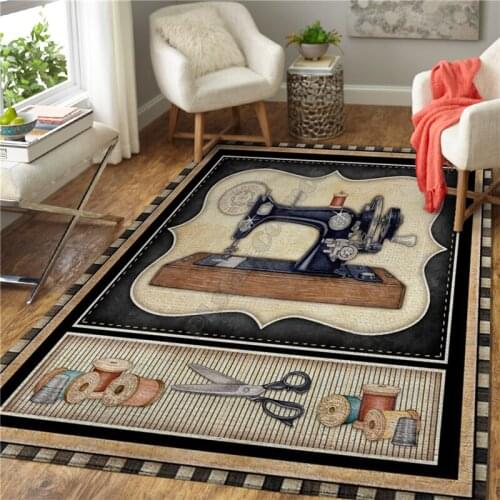 Machine 3D Printed Mat Rugs Anti-slip Large Rug Carpet Home Decoration Living Flannel Print Bedroom Non-slip Floor Rug