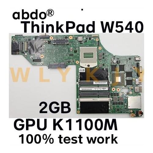 For ThinkPad w540 W541 notebook PC motherboard n15p-q1-a2 k1100m 2G LKM-1 WS MB 12291-2 Laptop Motherboard tested 100% work