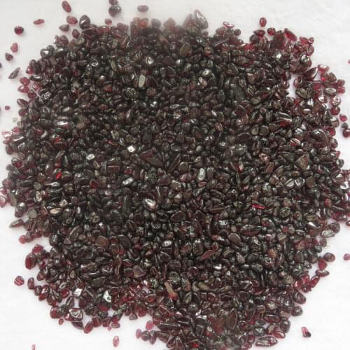 200g Natural Charming Red Garnet Stone Gravel Tumbled Stone Crystal Healing Magnet Mineral Specimens Feng shui