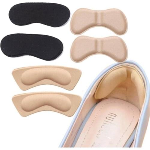 Shoes Insoles Anti Slip Sticky Fabric Cushion Pads Feet Care Tools Protector For Back Heels Rubbing Heel Shoes Insoles Insert