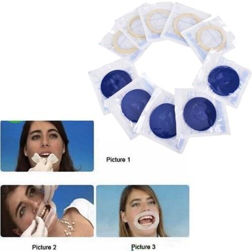 Rubber Dam Disposable Mouth Opener Natural White O Shape Dental Intraoral Cheek Retractors For Surgery Oral Hygiene
