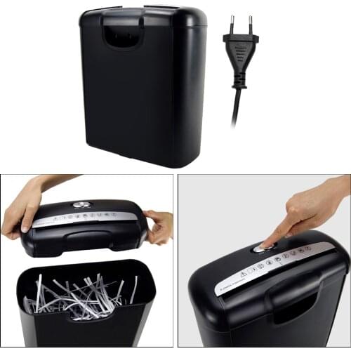 Cross-Cut Paper Shredder Micro-Cut Credit Card Bank Card Mini Electronic Silent A4 Shredder Automatic 10L Capacity