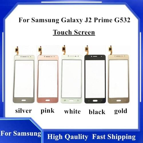 Tested Touch Screen Digitizer Sensor For Samsung Galaxy J2 Prime G532 SM-G532 SM-G532F G532F Front Glass Panel Glass Lens