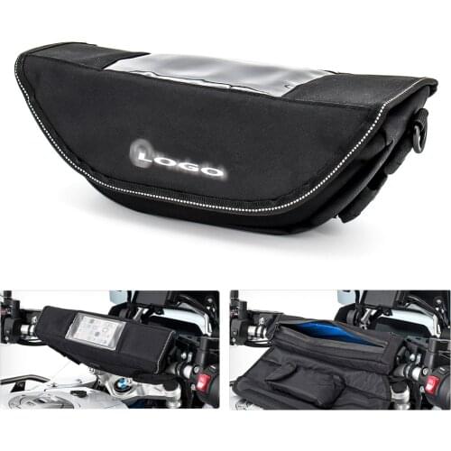 Modern waterproof motorcycle handlebar travel bag for BMW R1250GS R1200GS ADV F850GS F750GS F 700GS 800GS R nineT storage bag