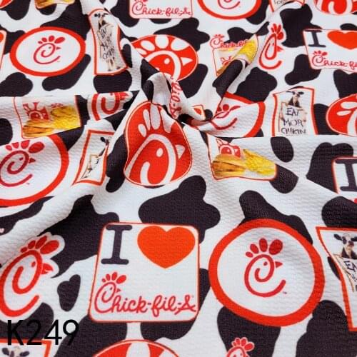 50cm*140cm Cartoon Printed Printed Bullet Texture Liverpool Fabric,Stretch Knit Fabric K249