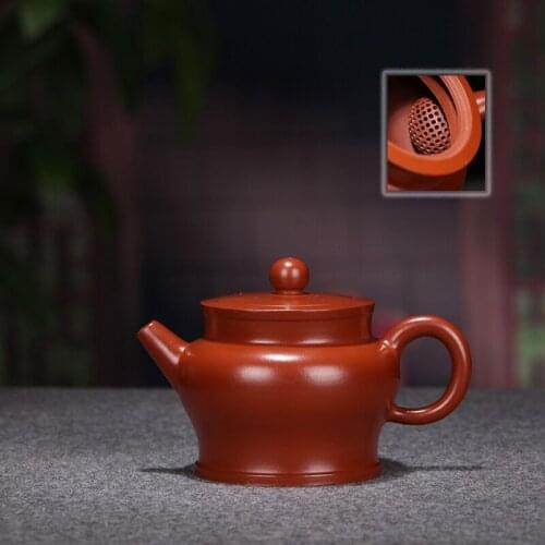 Yixing Purple Clay Pot Raw Mine Dahongpao Palace Lantern Pot Teapot Kung Fu Teapot Tea Set