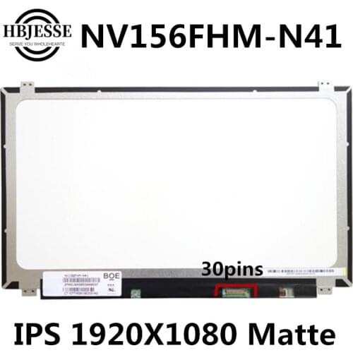 15.6''inch FHD IPS Laptop Lcd Screen Dispaly Replacement NV156FHM-N41 compatible model for LENOVO700-15ISK Y700-15