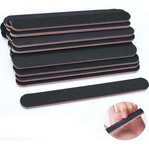 1 Pcs Professional Black Nail File Cushioning Polishing Block SandPaper Polishing Nail Art For Manicure Sponge Nail Art Tool Hot