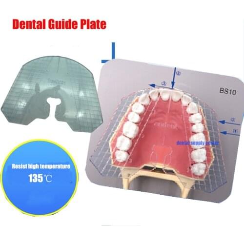 1pc dental lab dental guide plate teeth arrangement on denture work