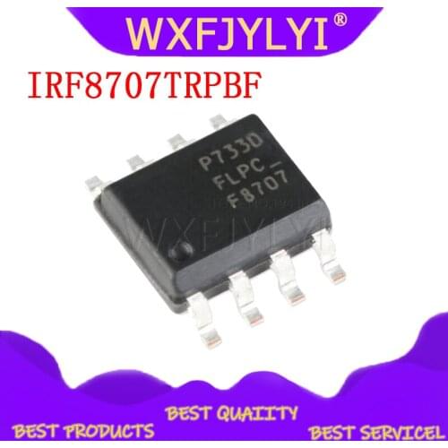 10PCS IRF8707TRPBF SOP-8 IRF8707TR SOP IRF8707 SOP8 F8707 IRF8707G SMD