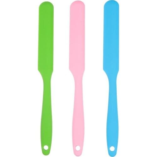 3pcs Reusable Silicone Wax Applicator Scraper Wax Spatulas Wax Body Hair Removal Sticks