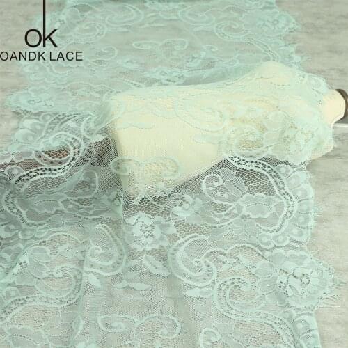 3yards/ lot Eyelash Lace Fabric width 47cm DIY Decorative High Quality Soft Off Nylon Eyelash Lace Trim Wedding Dress Fabric