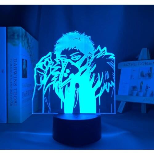 3d Lamp Anime My Hero Academia Overhaul Lamp for Bedroom Decoration Birthday Gift Overhaul Led Night Light