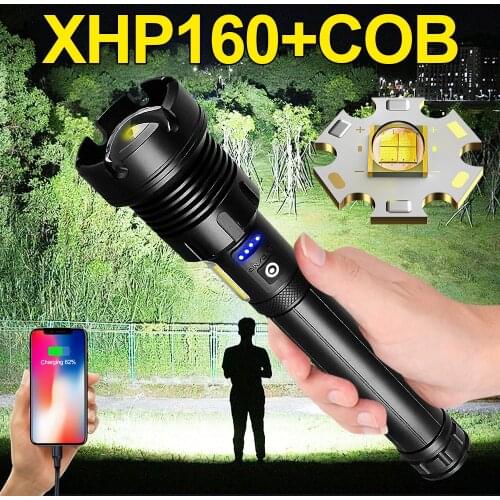 500000 LM XHP100 Most Powerful led Flashlight 18650 usb Torch Light XHP90 Tactical Flashlights XHP70 Rechargeable camp Hand Lamp