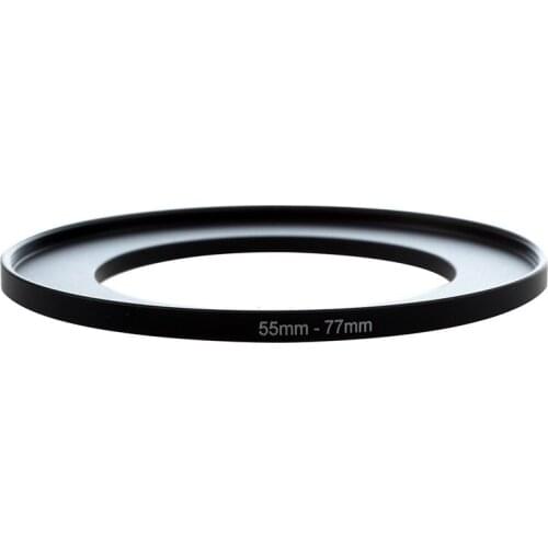 FULL-Metal 55mm-77mm Camera Step Up Filter Ring Adapter 55-77