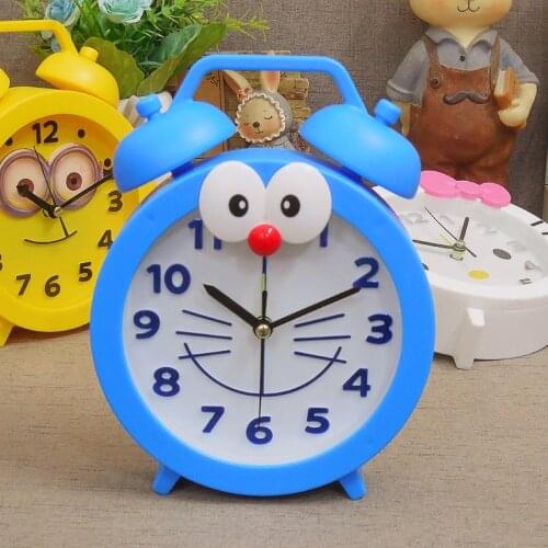 Cartoon Alarm Clock Bear Cat Fashion Timing Alarm Quartz Clock School Student Hour Men Women Kids Childrens Gifts 2020 E11106