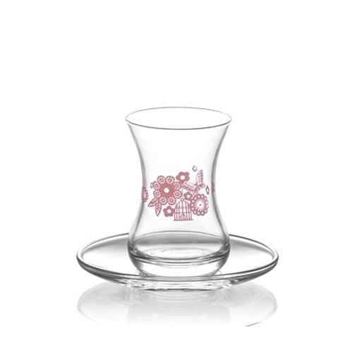 Lava Powder (6 Persons) 12 piece Tea Set Tea Coffee Cups Tea Coffee Sets Tea Coffee For Trophy Turkish Tea Cup Set Glass