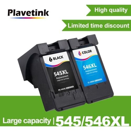Plavetink Compatible PG545 545XL 546XL Ink Cartridge Replacement For Canon 545 CL546 For Pixma MG3052 MG3053 MX490 Printer