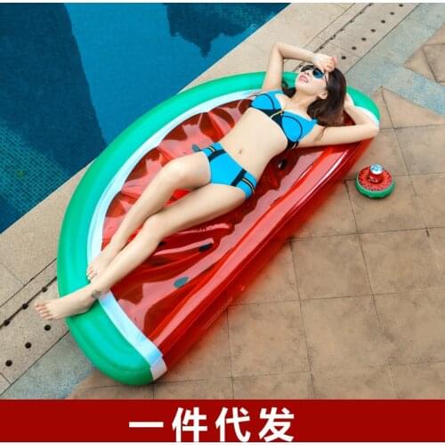 Hotsale Watermelon Inflatable Bed for Swimming Pool Anti-UV Inflatable Sofa Portable Inflatable Lounge Chair Swimming Pool Toy