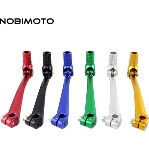 Motorcycle CNC Folding Aluminum Gear Shift Lever Gear Shift Lever Fit Motorcycle ATV Dirt Bike Pit Bikes Gear Lever 2CNC-208
