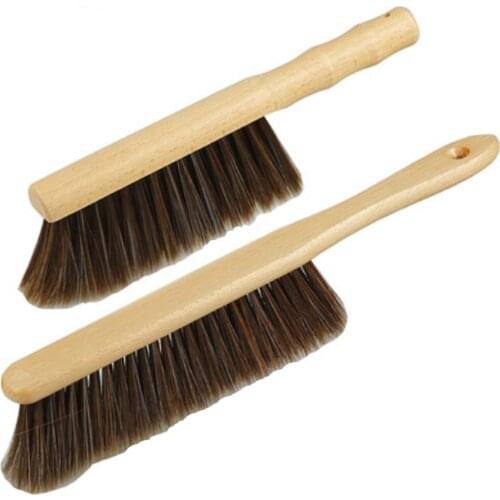 Soft cleaning wood brush - wooden handle hotel home clothing dust sofa bed sheet bed sheet carpet cleaning natural bristle brush