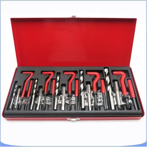 131 Pcs Engine Block Restoring Damaged Thread Repair Tool Kit M5 M6 M8 M10 M12 Professional