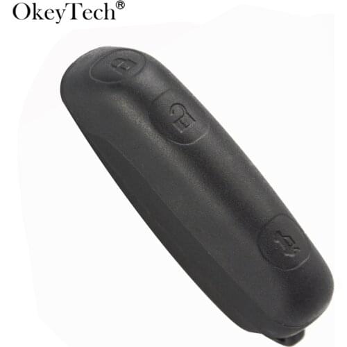 OkeyTech Car Decoration Accessories Black Key Shell Fob Fit For SAAB 9-3 9-5 93 95 3 Replacement Remote Key Case Cover No Blade
