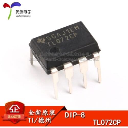 Genuine original line TL072CP dual operational amplifier JFET DIP-8