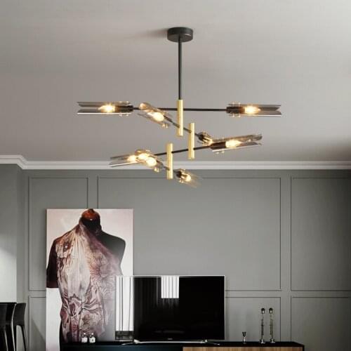 Modern Glass Chandelier For Bedroom/Living Room Nordic Branch Chandelier Lighting Home Indoor Nordic Hanging Light Fixture