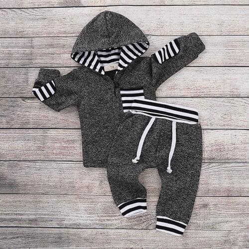 Toddler Boys Clothes Sets for Girls Sport Suit Boys Winter Autumn Clothes Tracksuit Children Boy Girl Hoodie Pants 2Pcs Kids