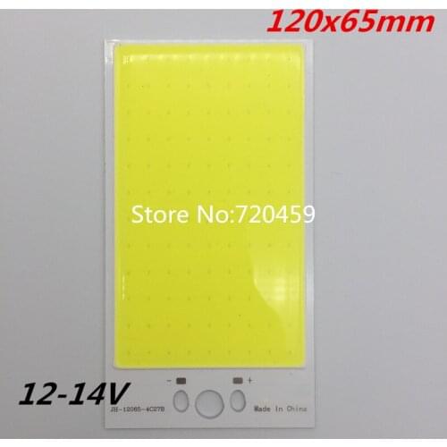 120x65mm LED COB Bulb Lamp Light source White/Warm white Light Lamp Chip DC12-14V For DIY car outdoor lighting LED Flood Light