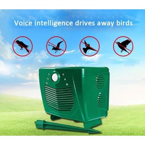 Solar Voice Ultrasonic Bird Repellent,Orchard Fish pond Airport factory Granary to drive away birds Intelligently