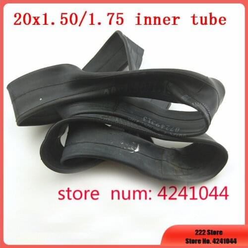 Inner tube 20" x 1.50/1.75 folding bicycle childrens cycle BMX E-bike tire tube 20x1.50 20x1.75 inner tube Straight valve stem
