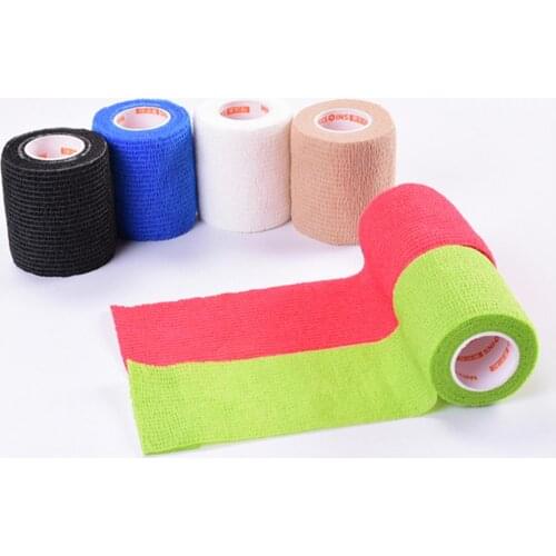 High Grade First Aid Sports Non Woven Self Adhesive Cohesive Wrap Bandage Tape 4.5m/ Roll 3 inches