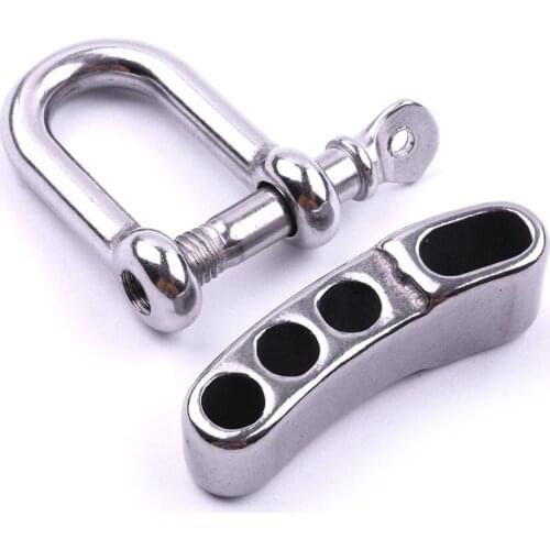 1PC Stainless Steel Umbrella rope Bracelet Buckle U-shaped Buckle Adjusting Rod 30mm DIY Outdoor Camping Survival Bracelet Tool