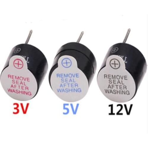 10PCS/LOT 12065 Active buzzer 3V/5V/12V long sound 12* 6.5mm diameter 12MM (split)