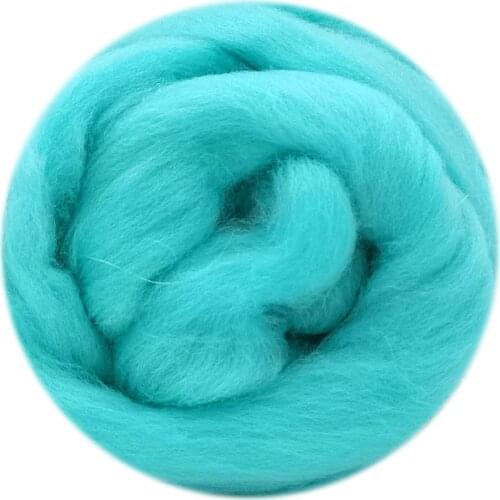 100g Wool 19 Microns Needle Felting Wool Super Soft Natural Wool Wool Roving Hand Dyed Wool Needle and Wet Felting Supplies (36)
