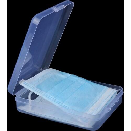 2pcs / 5pcs Portable Mouth Masks Case Disposable Face Masks Container Storage Box Organizer Masks Holder 2Styles