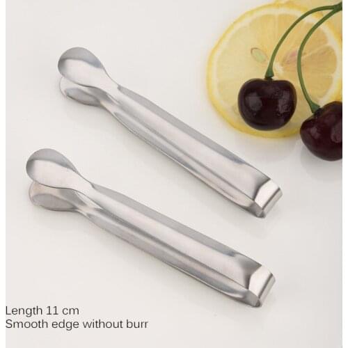2020 Hot Sale Stainless Steel Sugar Tongs Ice Bar Buffet Kitchen Spoon Food Ice Clamp Coffee Tool Kitchen Barbecue BBQ Clip New