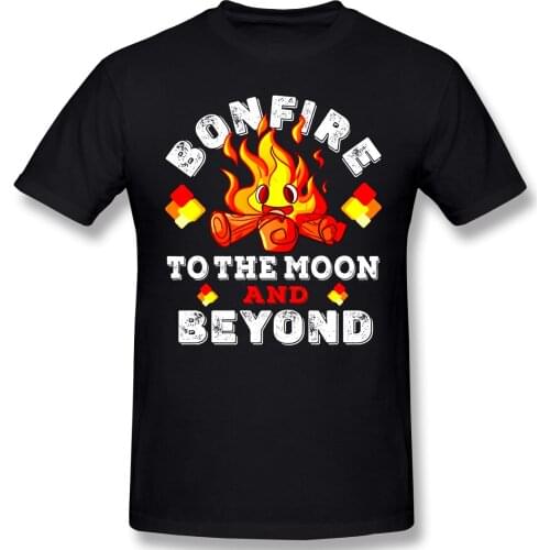 Man Bonfire Coin To The Moon And Beyond For Bonfire Crypto Altcoin, Investor, Dogecoin, Coin Everyday Funny Tshirt