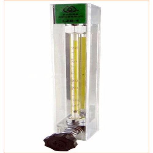 LZB-10, glass rotameter flow meter with control valve for liquid . conectrator ,it can adjust flow lzb6 Tools FlowMeters