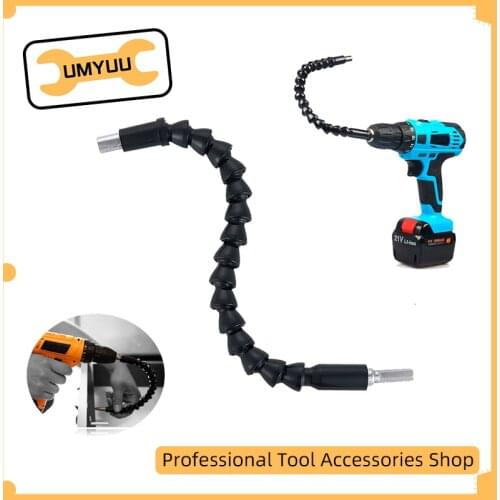 Flexible Hex Shaft Drill Bits 295mm Extension Bit Holder with Magnetic Connect Drive Shaft Electric Drill Power Tool Accessorie