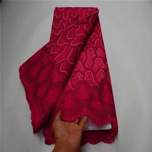 Hot Sale African Cotton Lace Fabric High Quality Swiss Voile Lace In Switzerland Embroidery Fabric For Dress CLP-712
