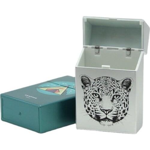 Hot Pocket 20 Cigarette Case Fashion Color Printing ABS Cigarette Boxes Anti-pressure Holders Smoking Boxes