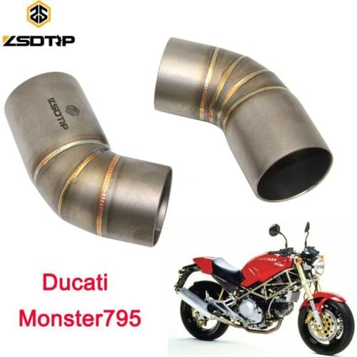 Good shipping ZSDTRP Motorcycle Modifiy exhaust pipe case for Dukadi 795/796 model Stainless steel material