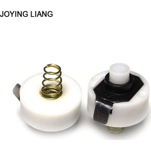 JOYING LIANG 2PCS Selling L134 Flashlight Repair Parts Tail Switch Q5 LED Torch Spring Switch