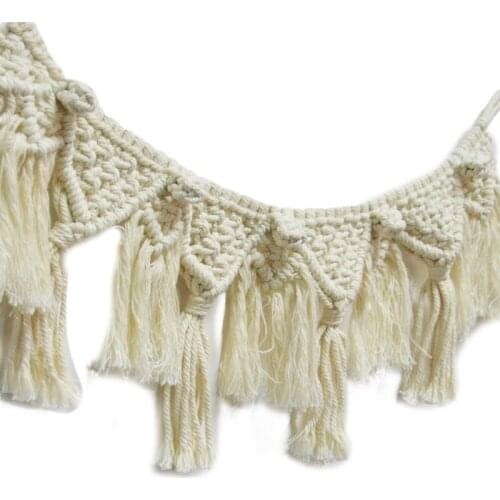 Macrame Wall Decor Woven Tapestry Creative Hangs Ins Bedroom Bedside Wall Hanging Home Decoration Wall