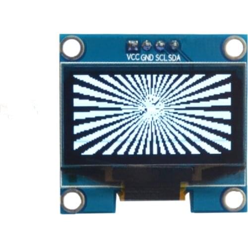 0.96" Inch Yellow Blue white I2C IIC interface 128x64 OLED LCD LED SSD1306 Module for UNO R3 MEGA 2560 Raspberry Pi Display